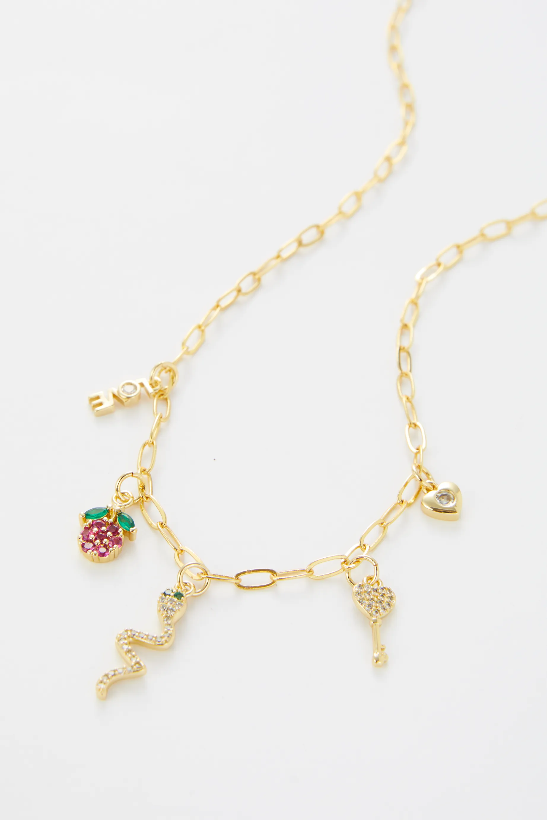 Snake Charm Necklace sold by Mixology