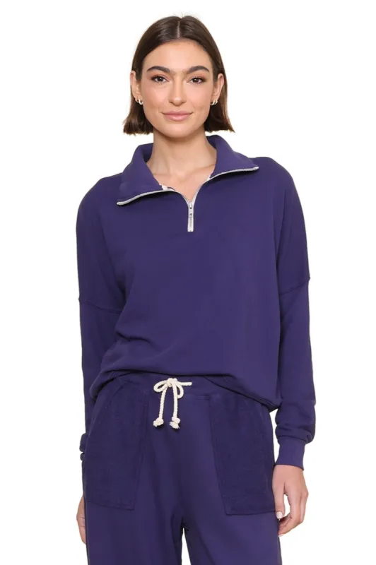 Maren French Terry Half Zip sold by Mixology