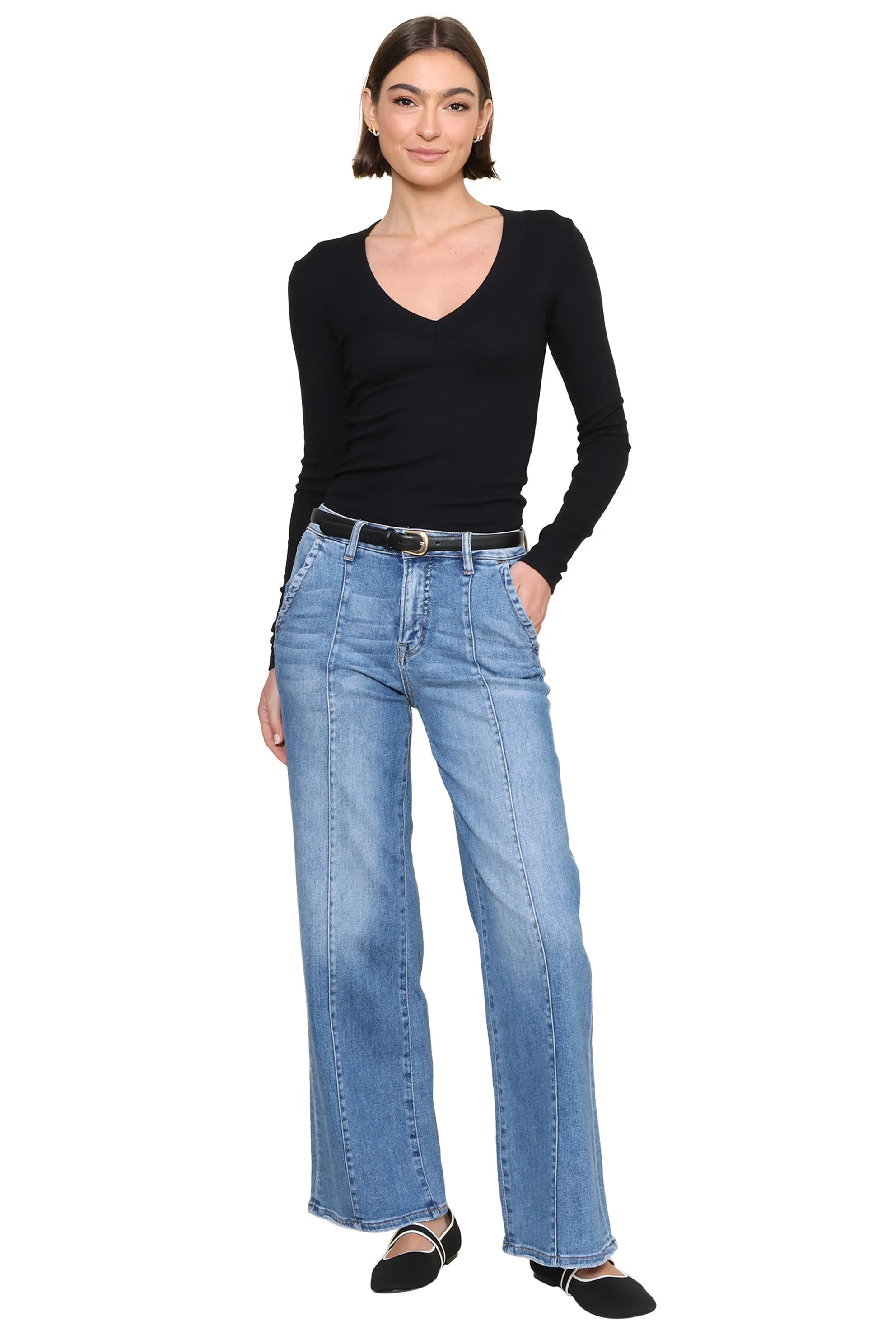 Viola V-Neck Long Sleeve sold by Mixology product image thumbnail 5