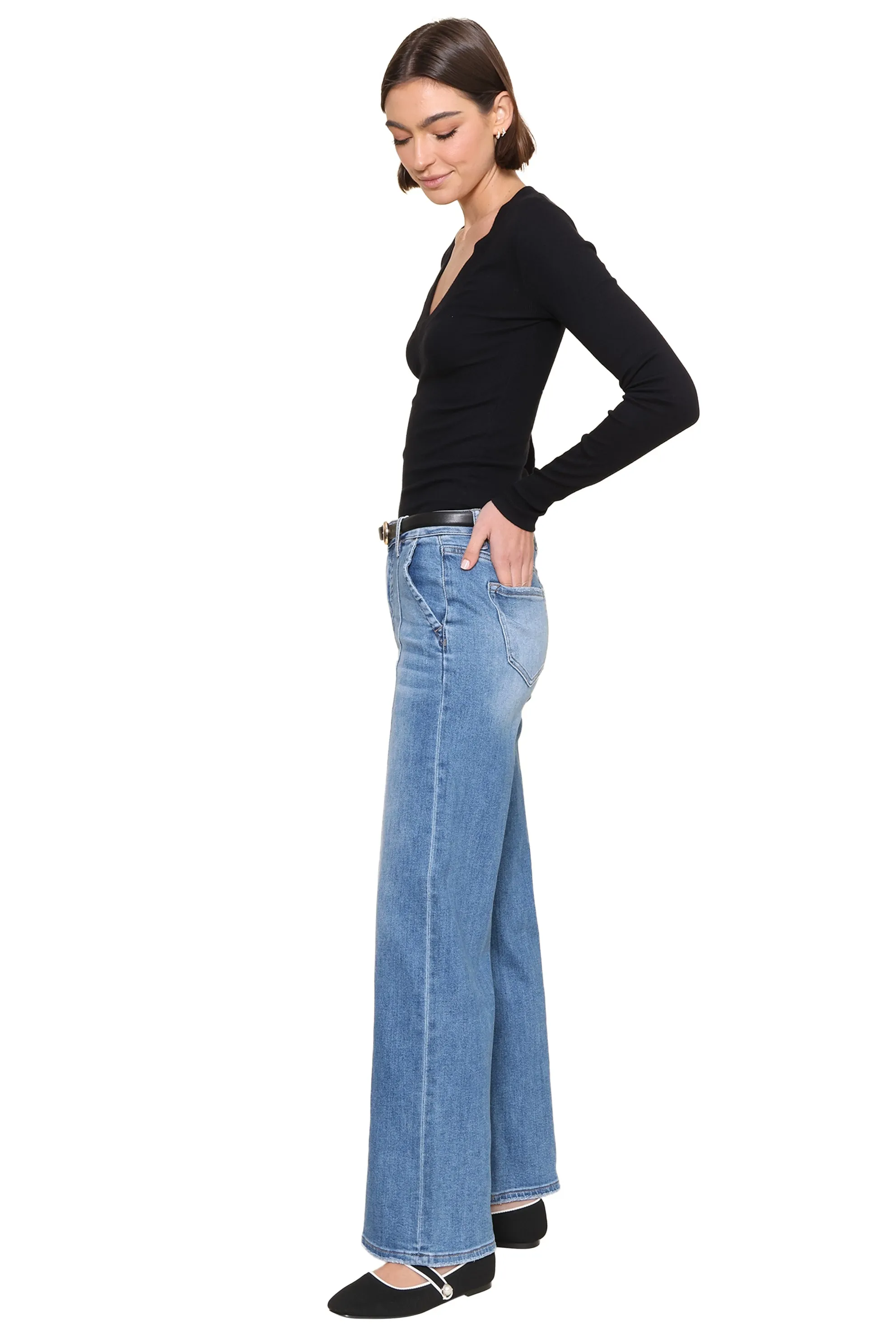 Viola V-Neck Long Sleeve sold by Mixology product image thumbnail 3