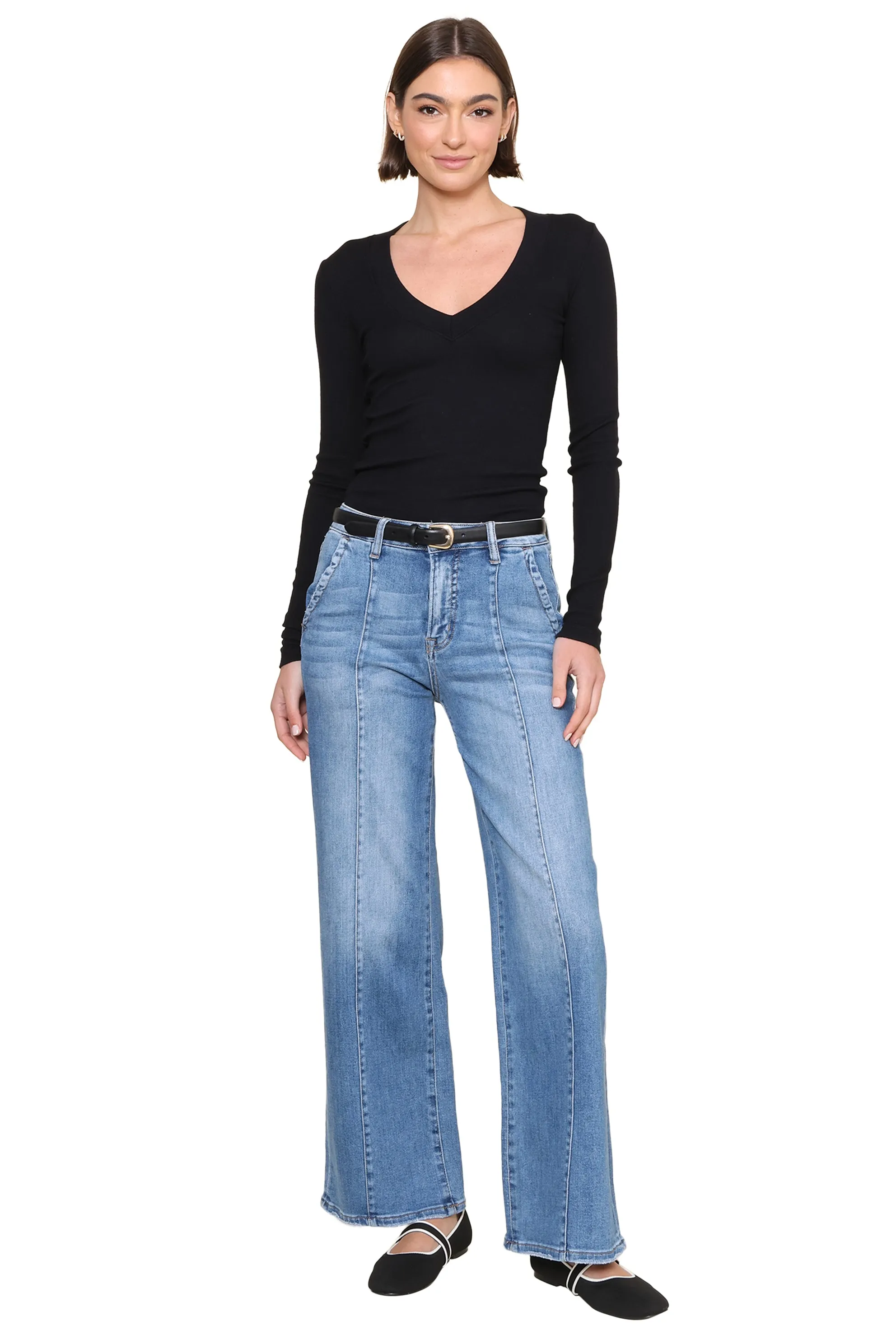 High Rise Wide Leg sold by Mixology product image thumbnail 2