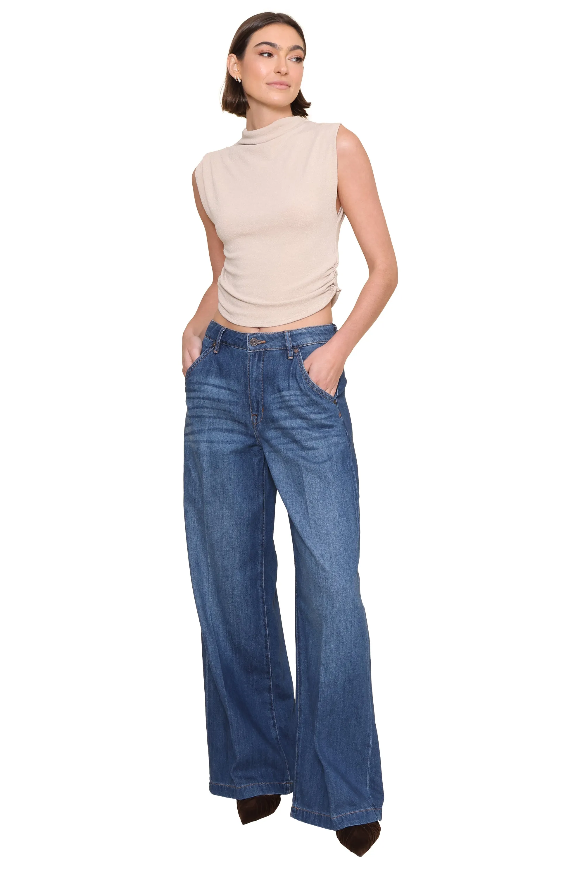 The Dark Nori Trouser Wide Leg sold by Mixology product image thumbnail 2