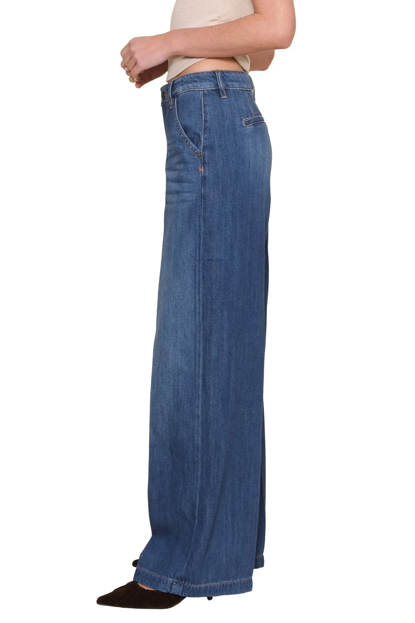 The Dark Nori Trouser Wide Leg sold by Mixology product image thumbnail 3