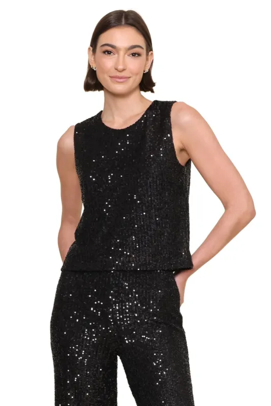 Sloane Sequin Top sold by Mixology