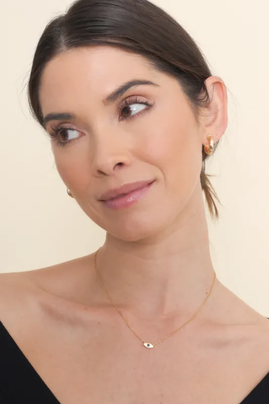 Ella Mini Evil Eye Necklace sold by Mixology