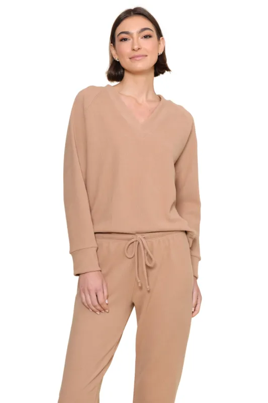 Lazy Day Lux V Neck sold by Mixology