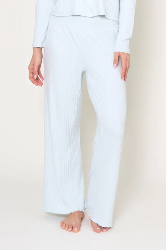 Dawn Smocked Rib Pant sold by Mixology
