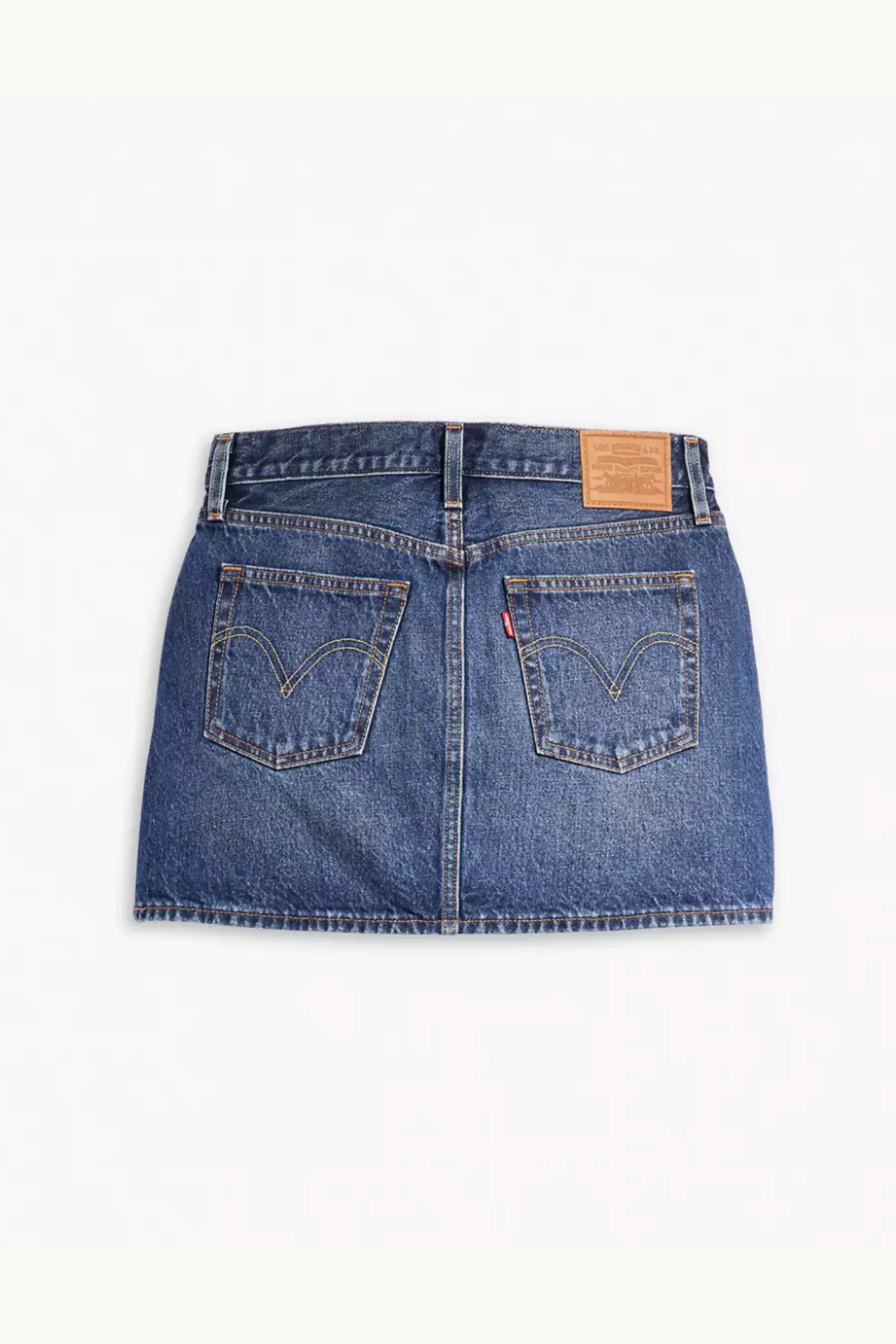 Icon Denim Mini Skirt Lost Peace Of Mind sold by Mixology product image thumbnail 2