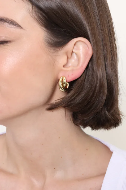 Noem Infinity Twist Earrings made by Mixology