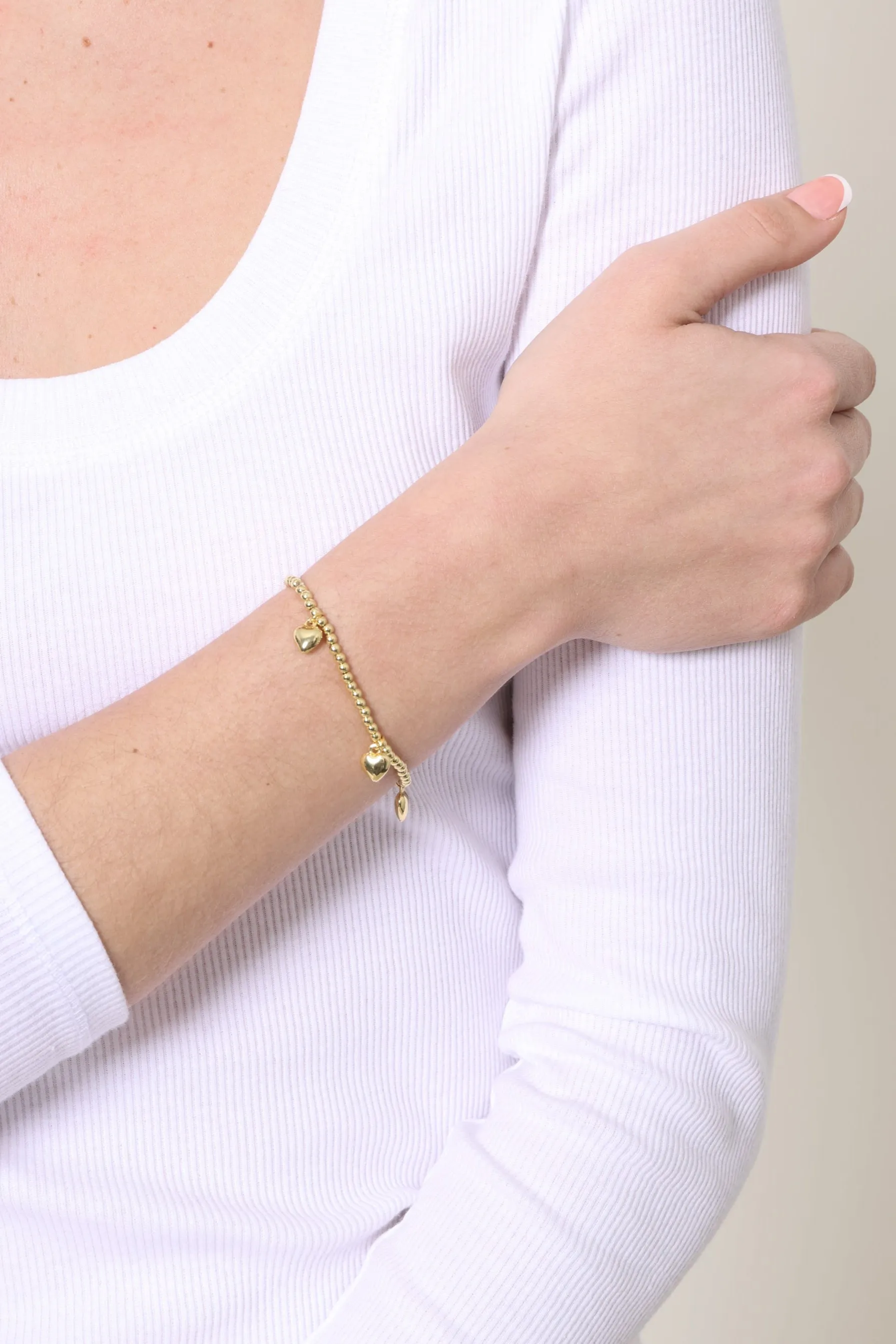 Gaia Multi Heart Ball Bracelet sold by Mixology