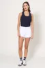 High Rise Frayed Short White sold by Mixology