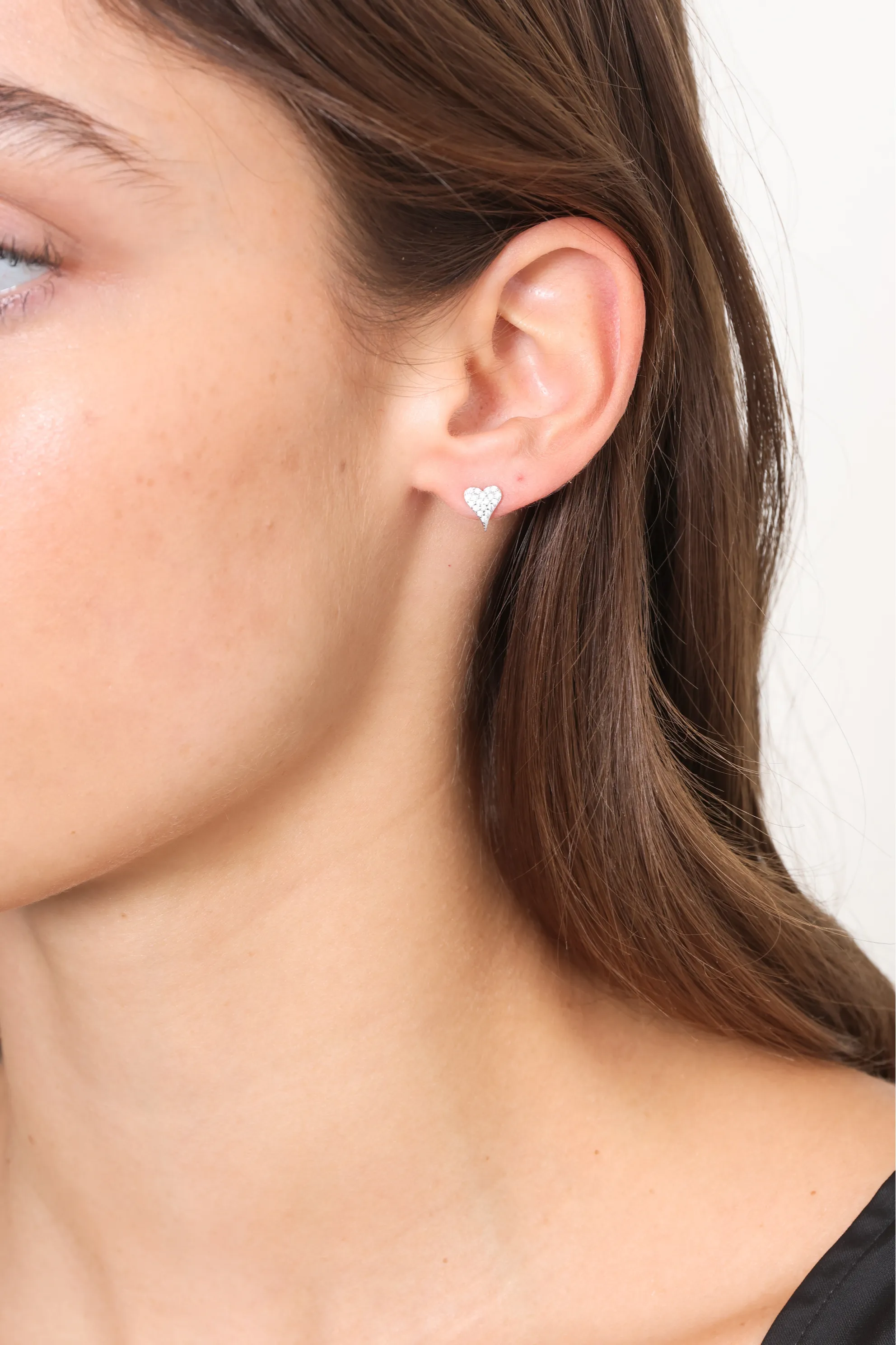 Athena Cz Heart Stud sold by Mixology product image thumbnail 2