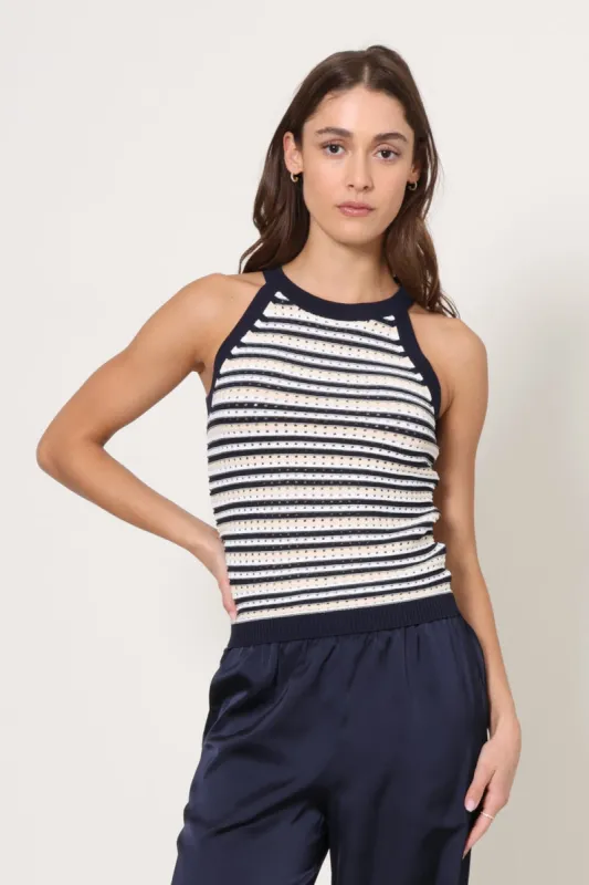 Ava Crochet Sweater Tank sold by Mixology