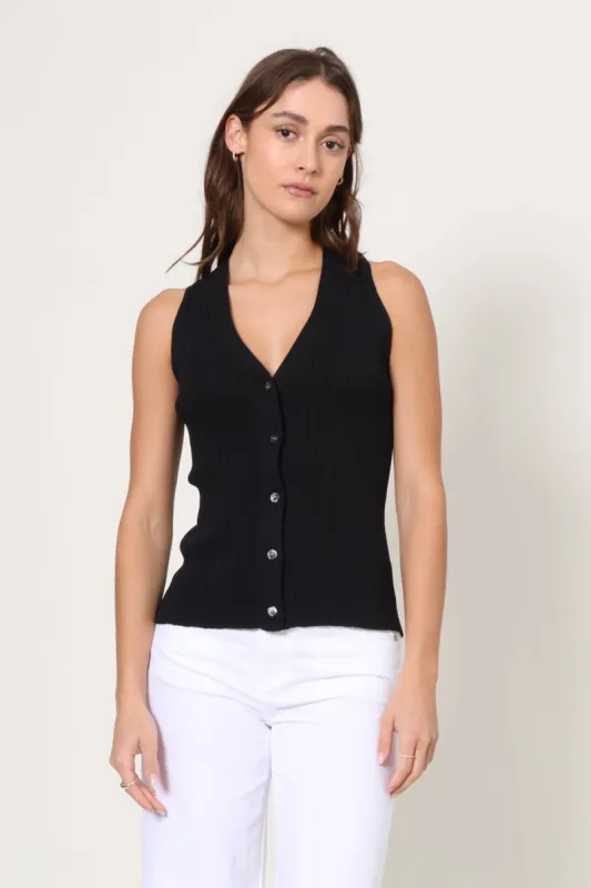Amara Vneck Knit Tank sold by Mixology