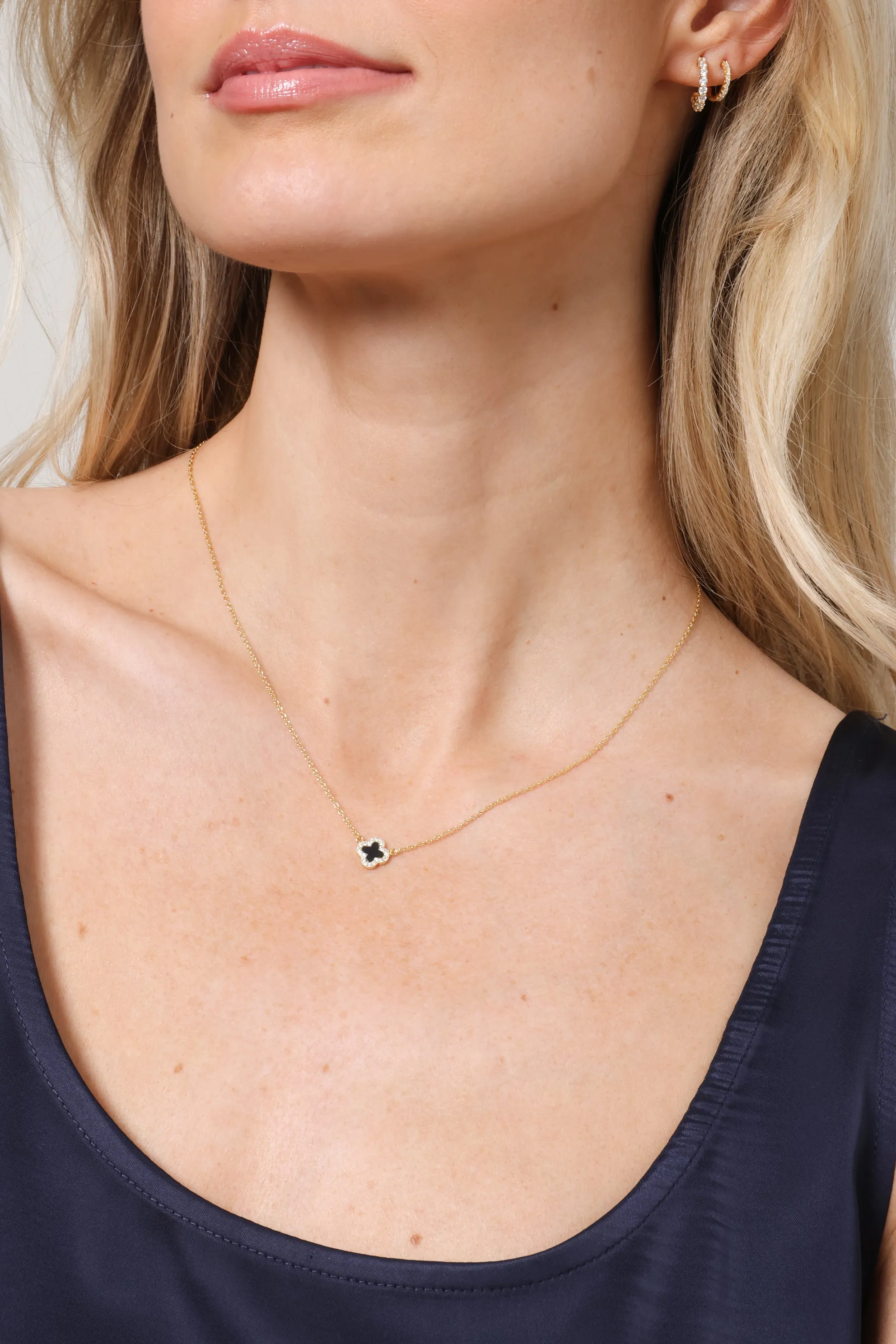 Candace Mini Mop Clover Necklace sold by Mixology product image thumbnail 3