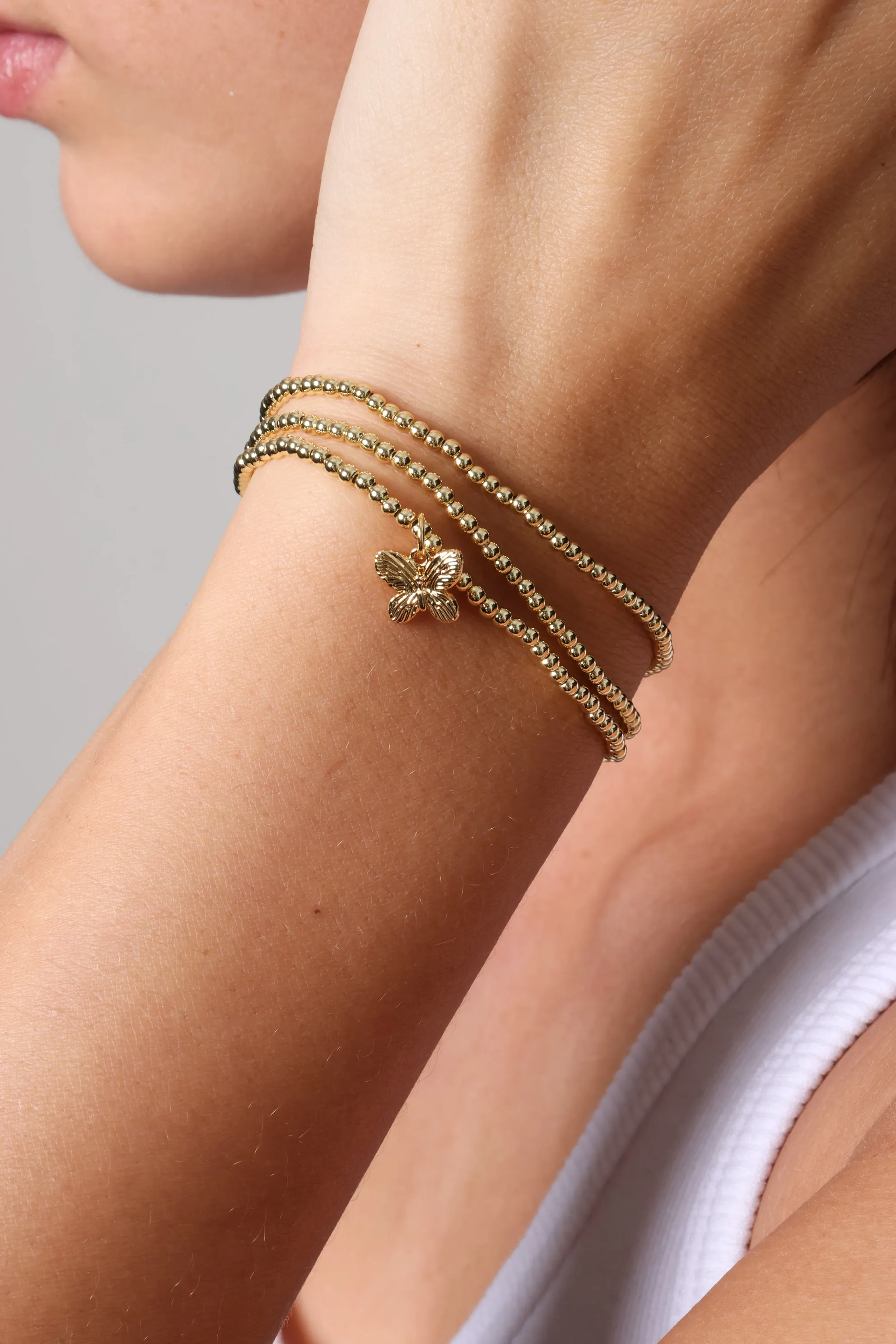 Butterfly Set Of 3 Bracelets sold by Mixology product image thumbnail 2