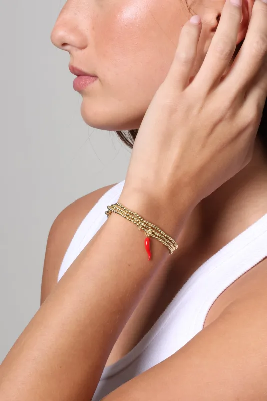 Horn Set Of 3 Bracelets sold by Mixology