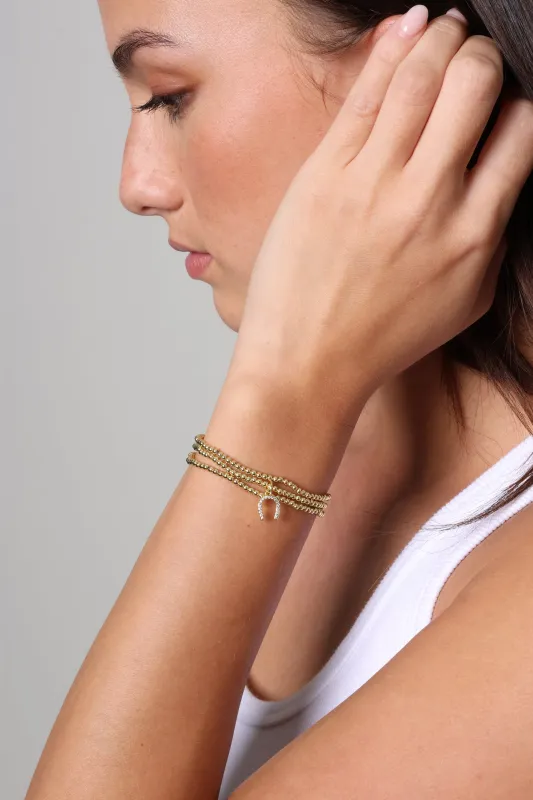 Horseshoe Set Of 3 Bracelets sold by Mixology