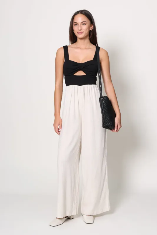 Kris Linen Jumpsuit sold by Mixology