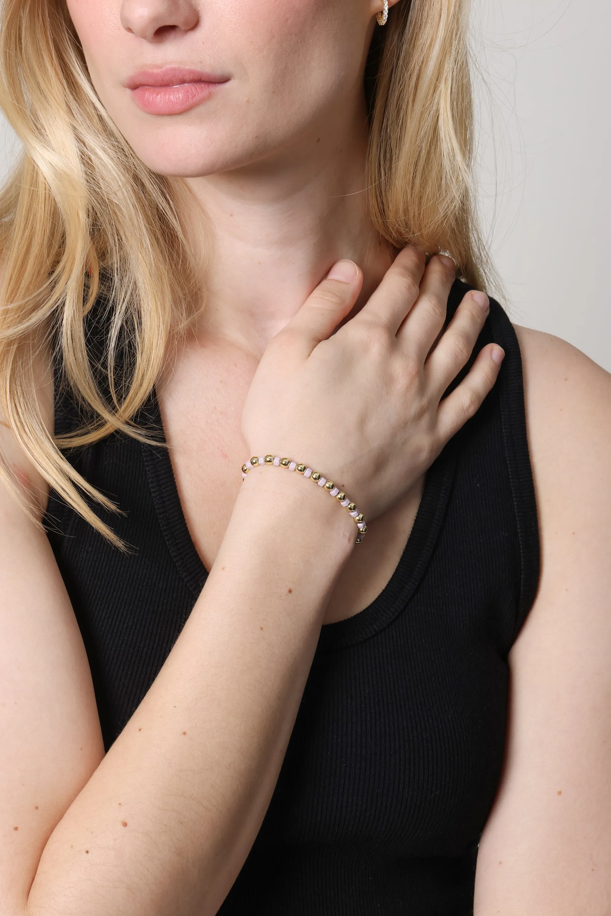 Blake Medium Bead And Ball Bracelet sold by Mixology product image thumbnail 3