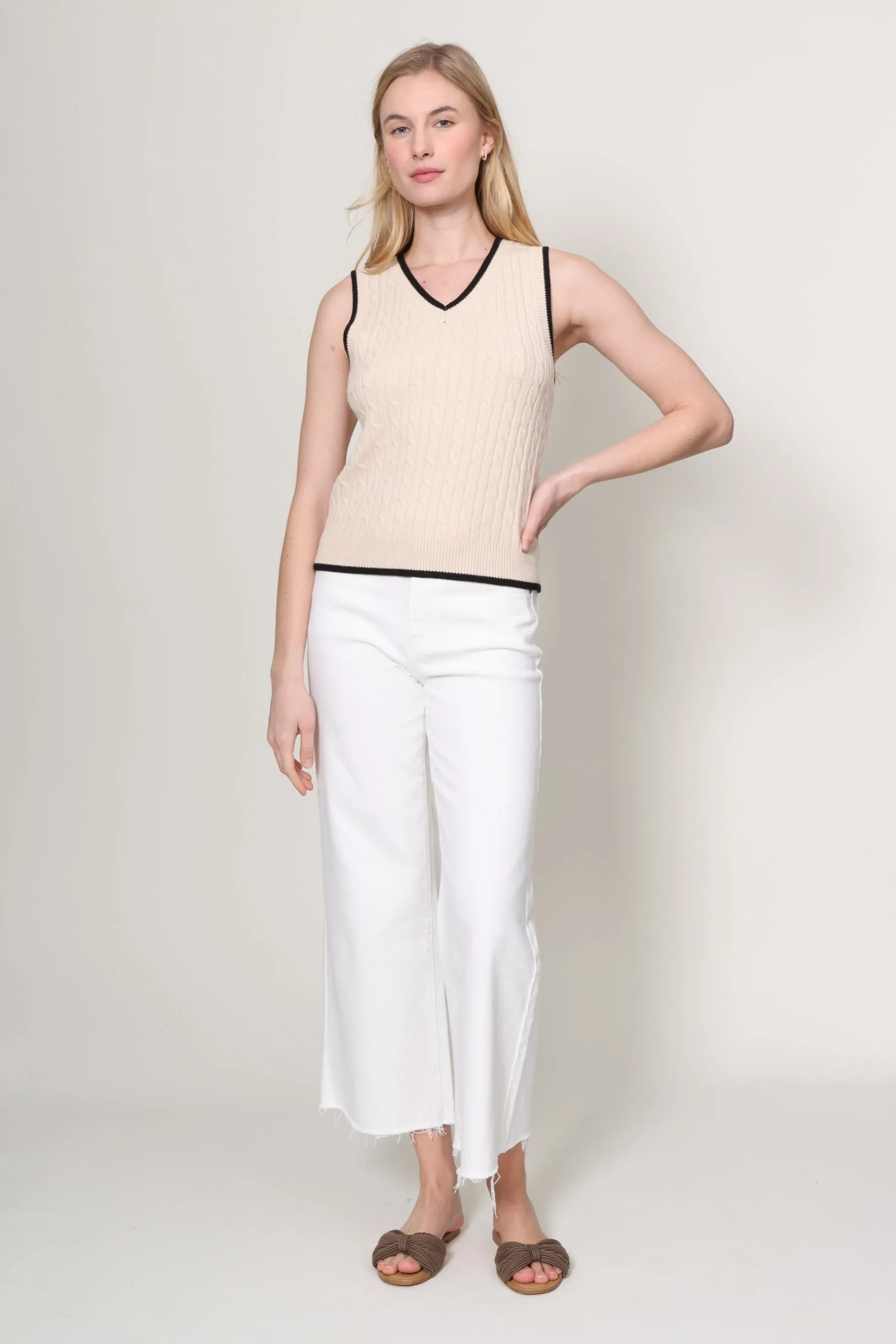 Cable Sweater Vest sold by Mixology product image thumbnail 2