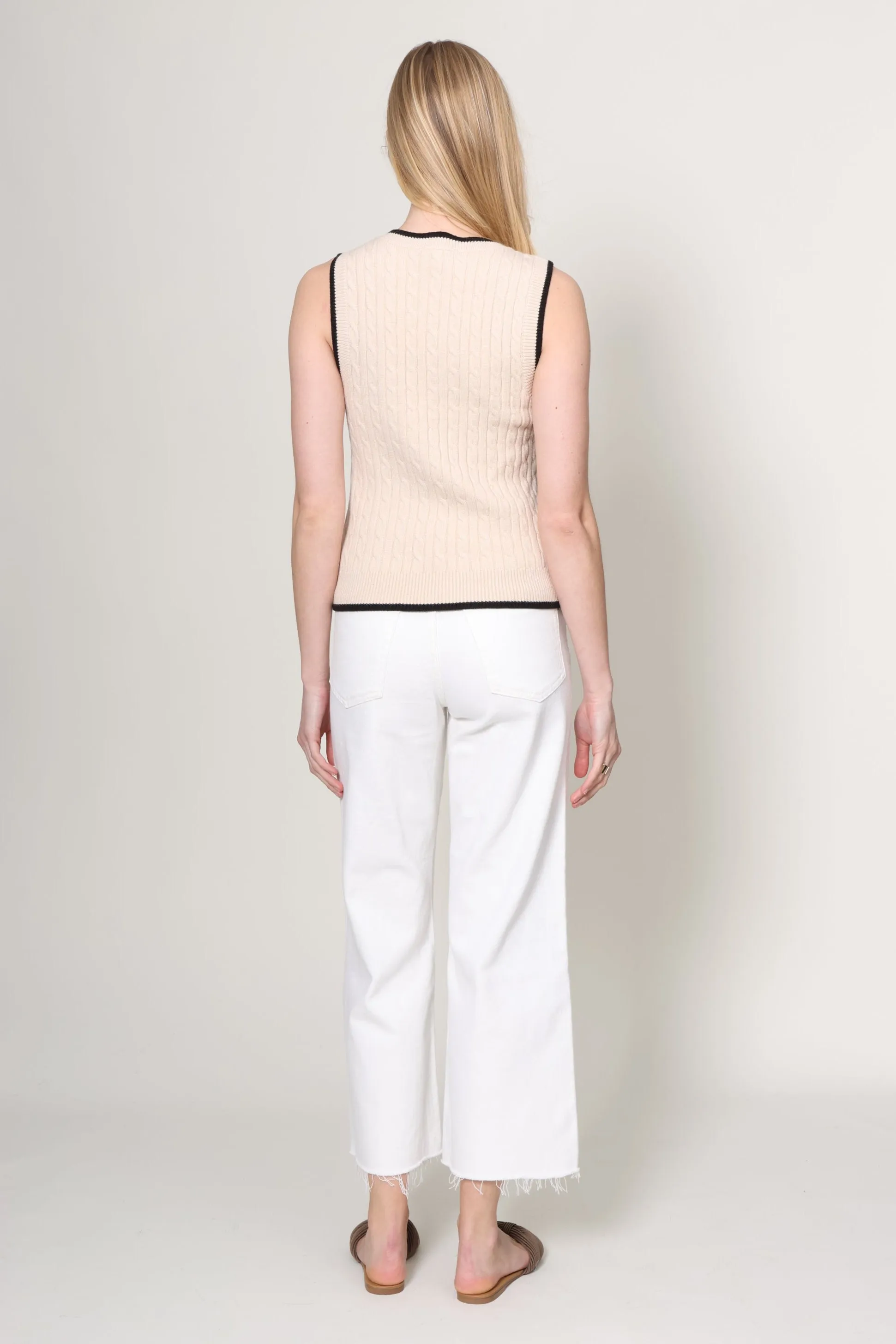 Cable Sweater Vest sold by Mixology product image thumbnail 4