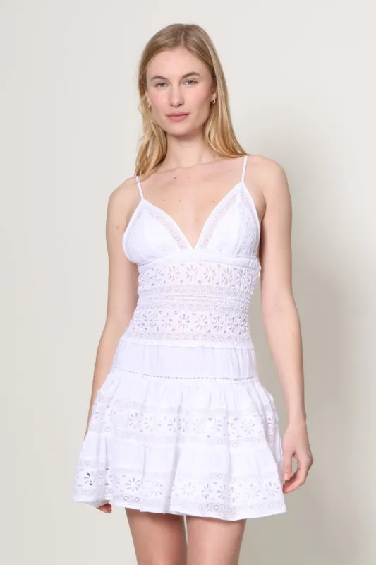 Evie Eyelet Dress sold by Mixology