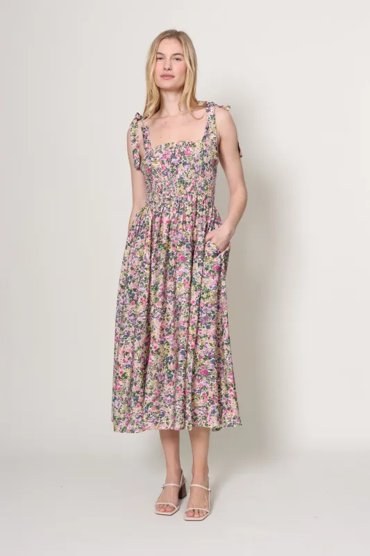 Wild Blossom Midi Dress sold by Mixology