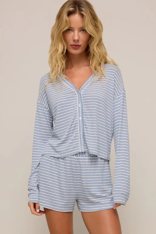 Mara Stripe Cardigan sold by Mixology