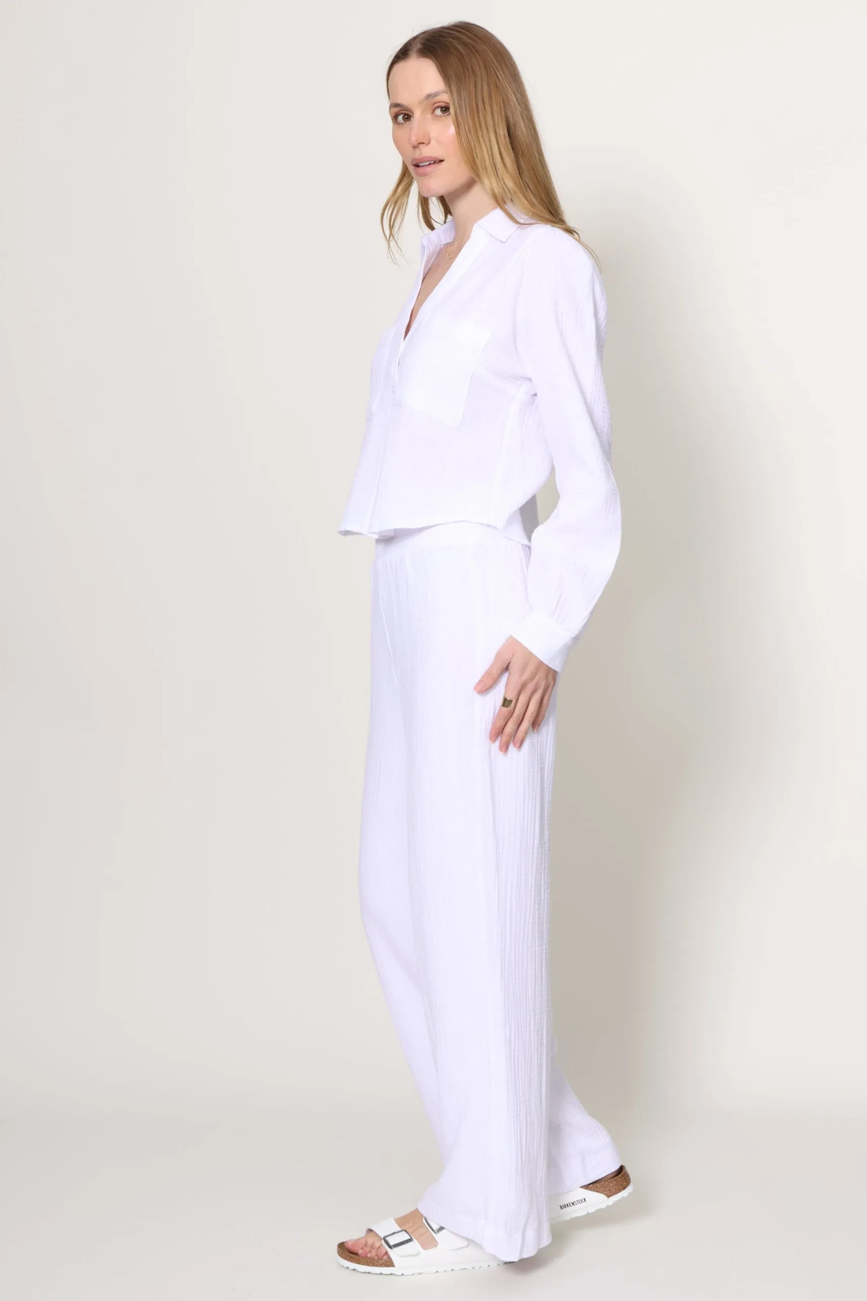 Cassidy Gauze Full Length Pant sold by Mixology product image thumbnail 3