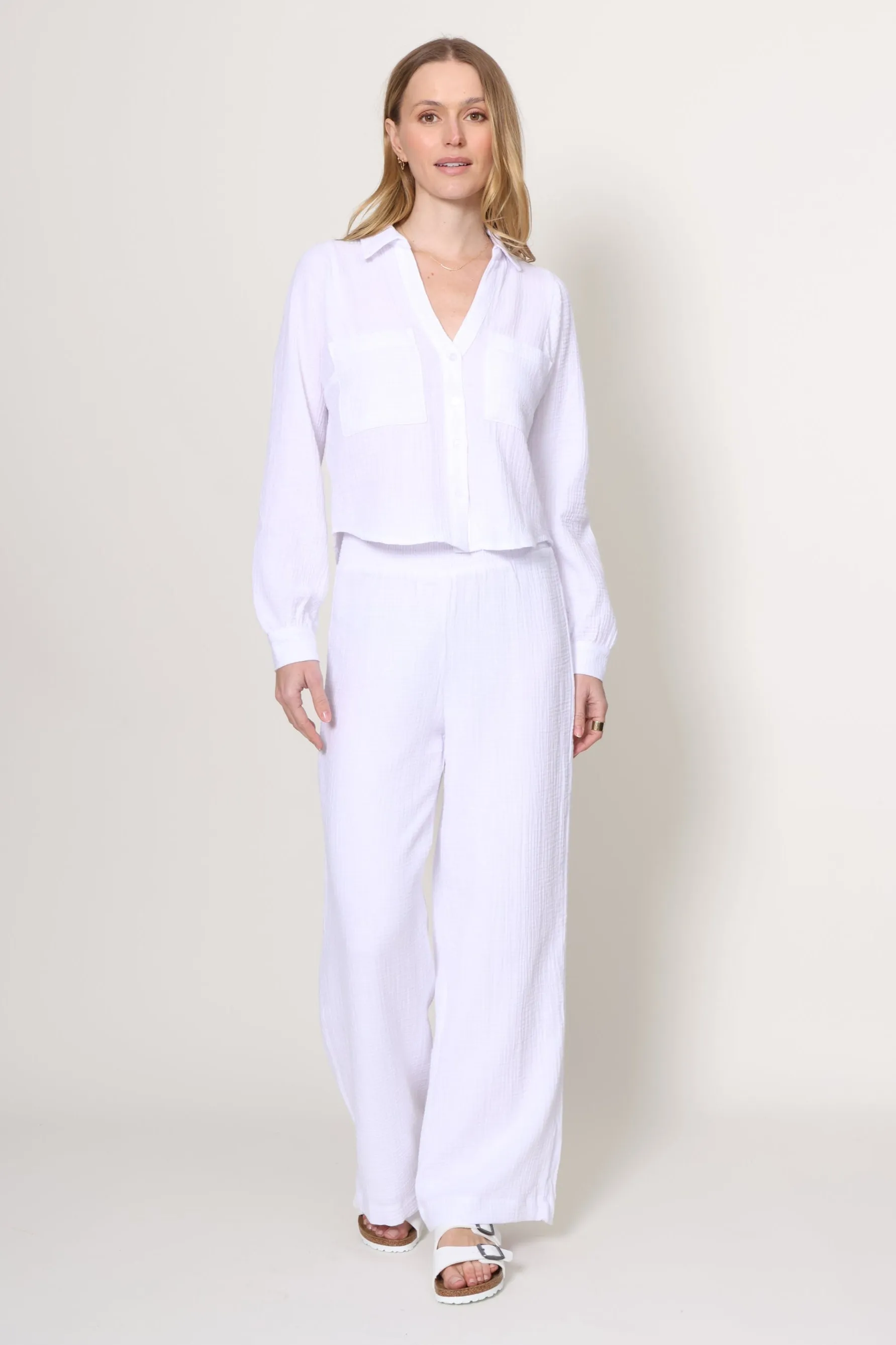 Cassidy Gauze Full Length Pant sold by Mixology product image thumbnail 2