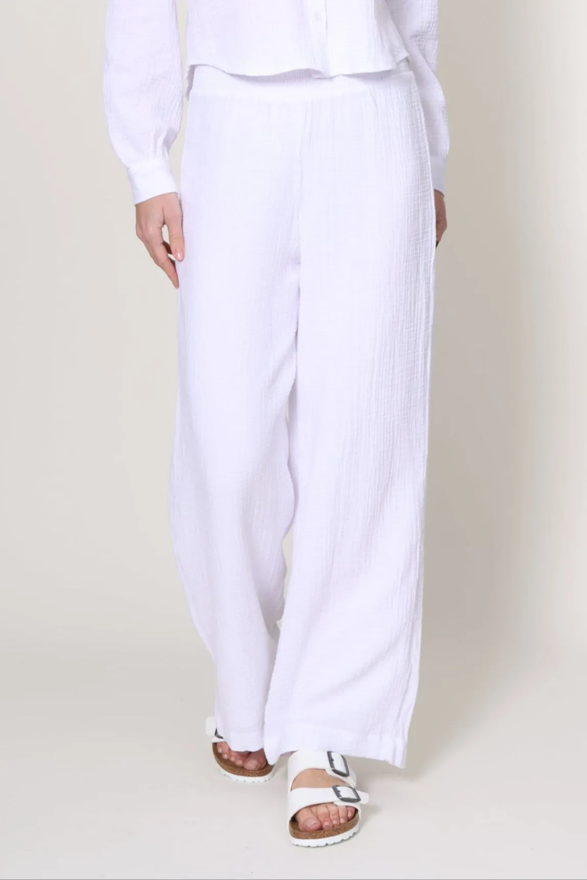 Cassidy Gauze Full Length Pant sold by Mixology
