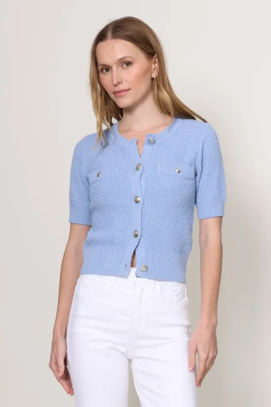 Seigel Short Sleeve Sweater made by Central Park West