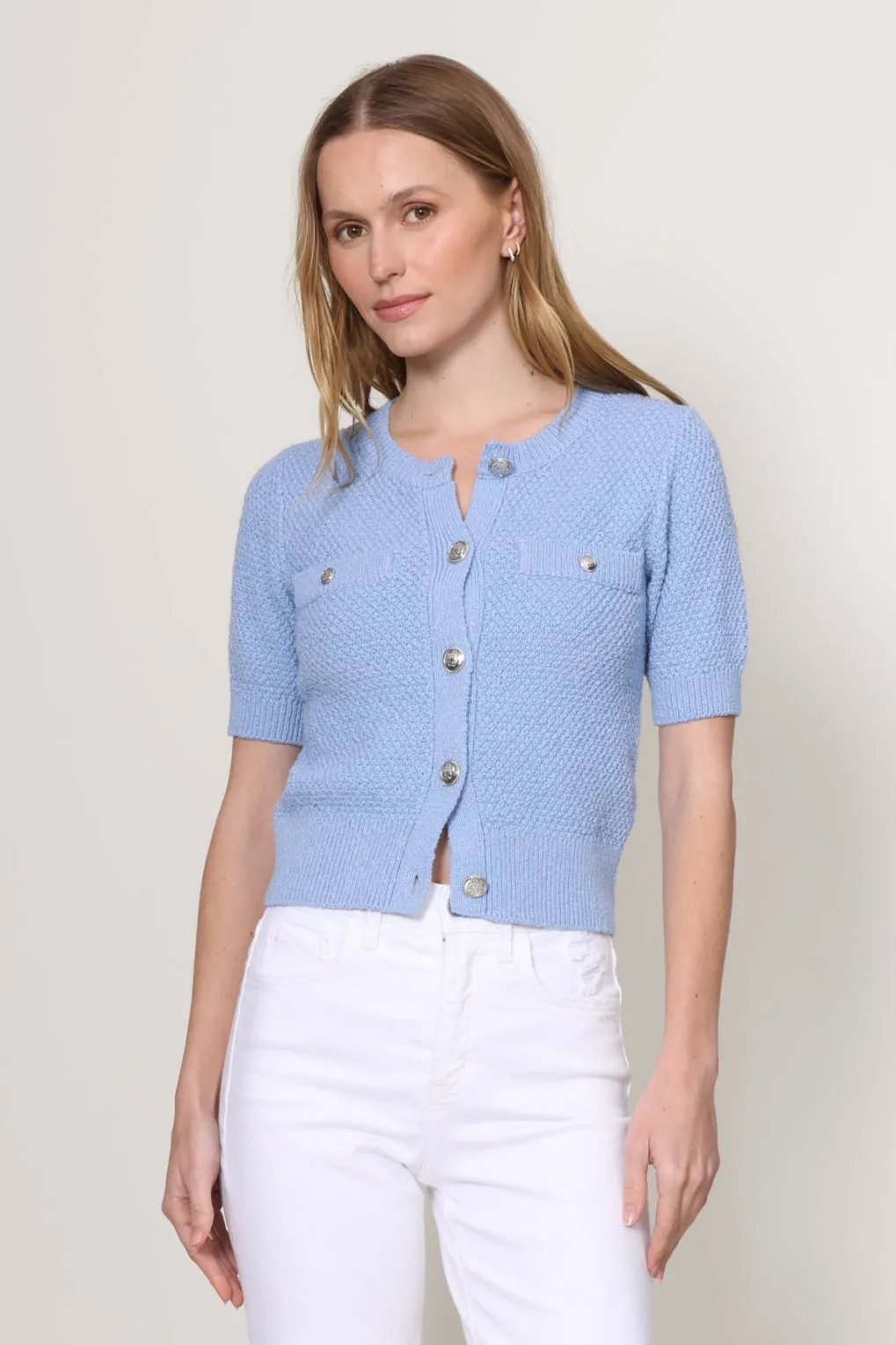 Seigel Short Sleeve Sweater sold by Mixology