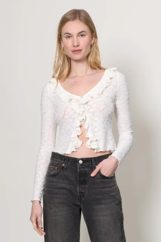 Ruffling Feathers Top sold by Mixology
