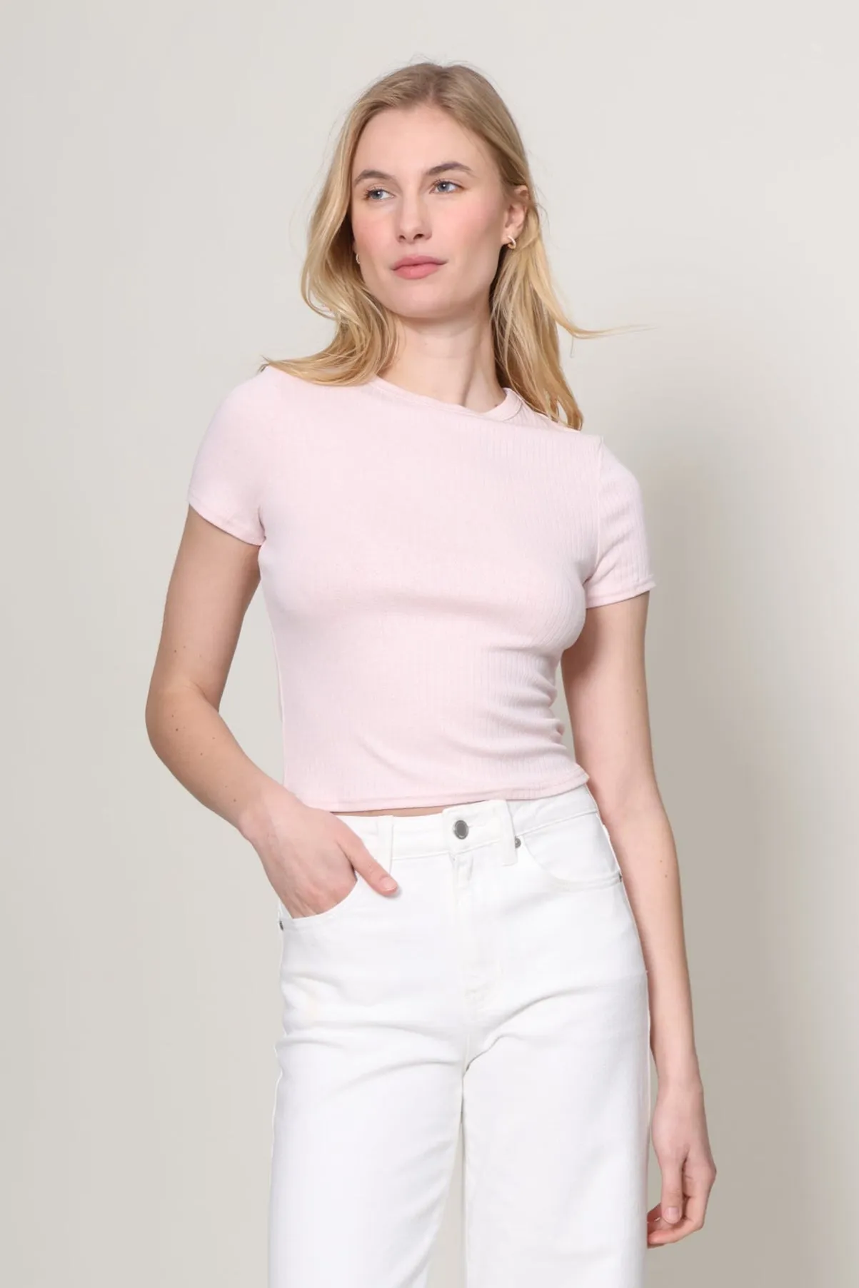 Simply Ribbed Tee sold by Mixology