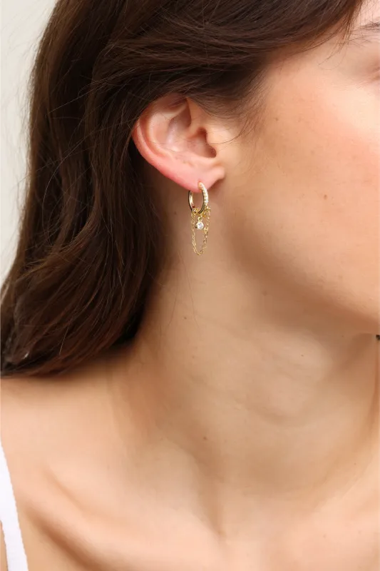 Adlar Huggie With Double Chain sold by Mixology