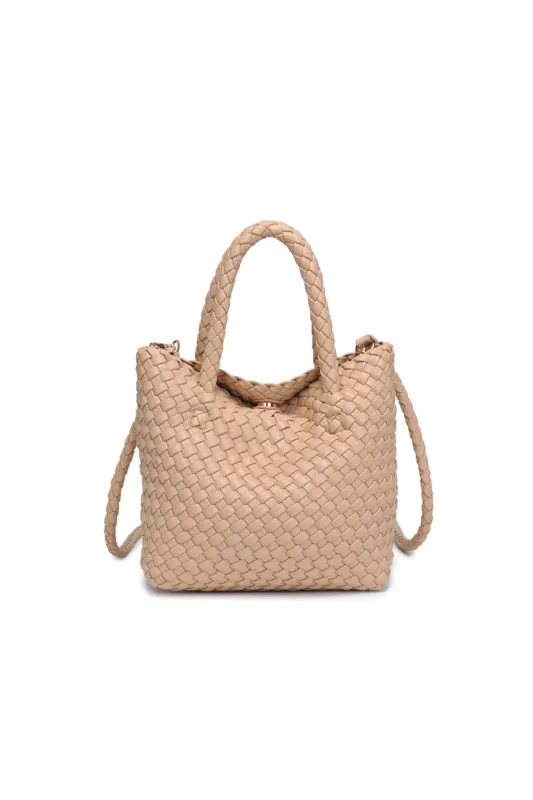 Double Handle Cross Body Bag made by Moda Luxe