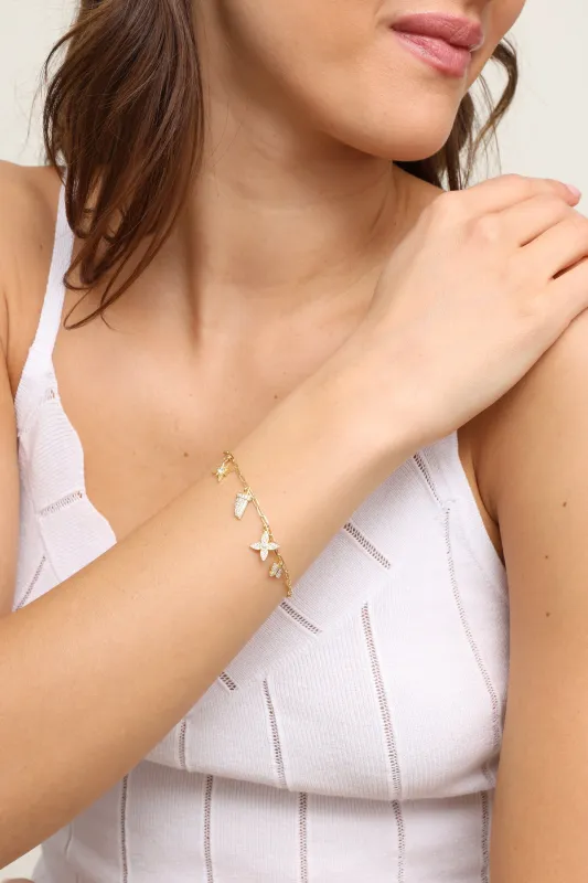 Jesse Multi Charm Bracelet sold by Mixology