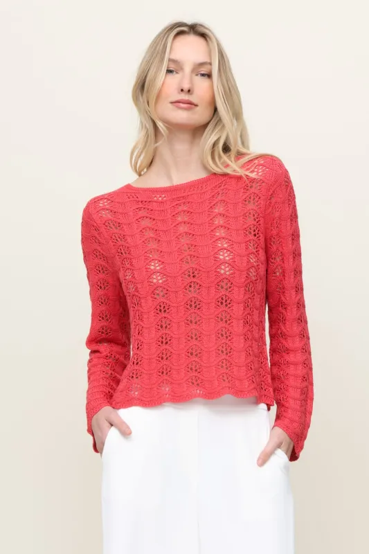 Azura Crochet Sweater sold by Mixology