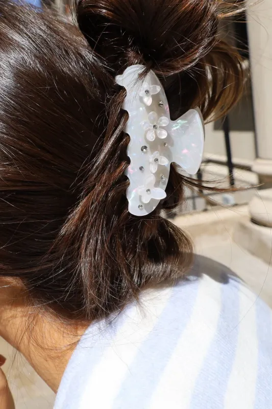 Bella Flower Hair Clip sold by Mixology