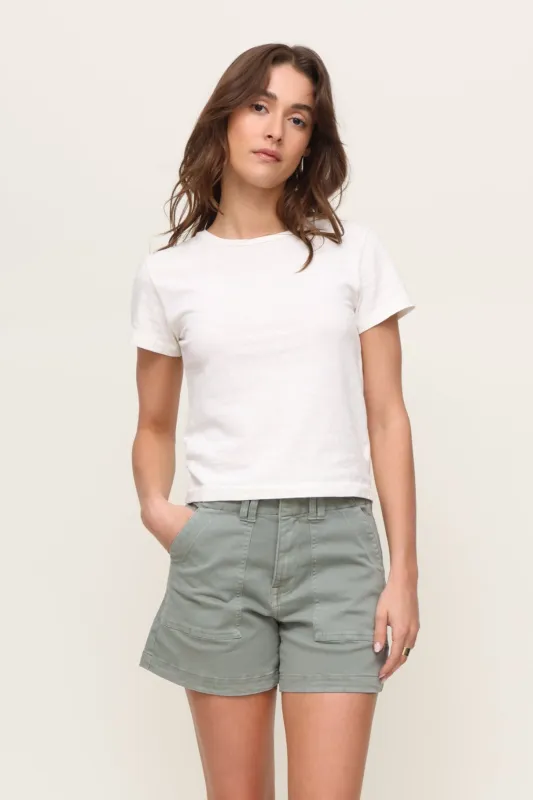 Lisa Recycled Cotton Crew Tee sold by Mixology