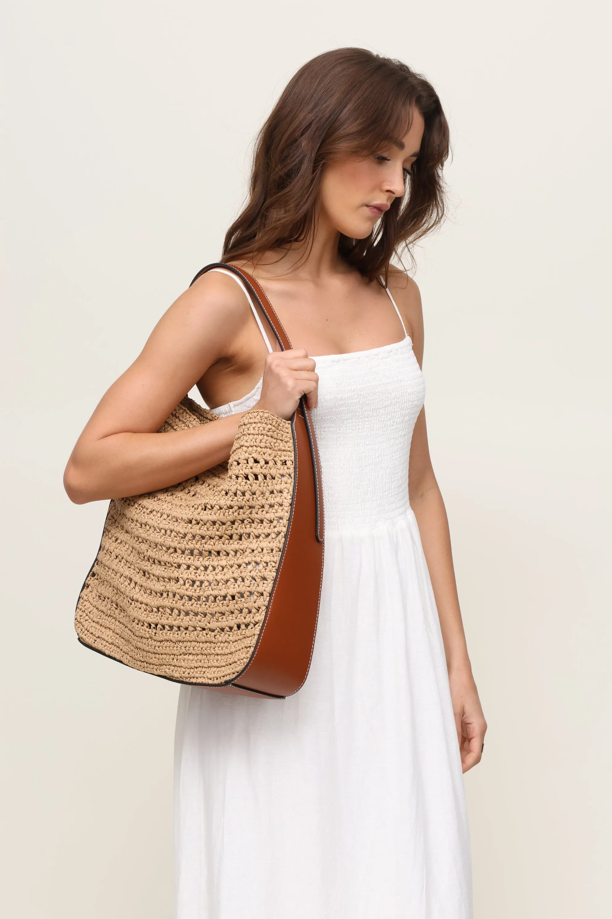 Raffia Shoulder Bag sold by Mixology product image thumbnail 3