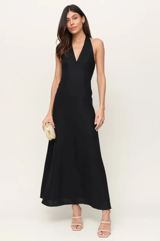 The Simone Halter Dress sold by Mixology