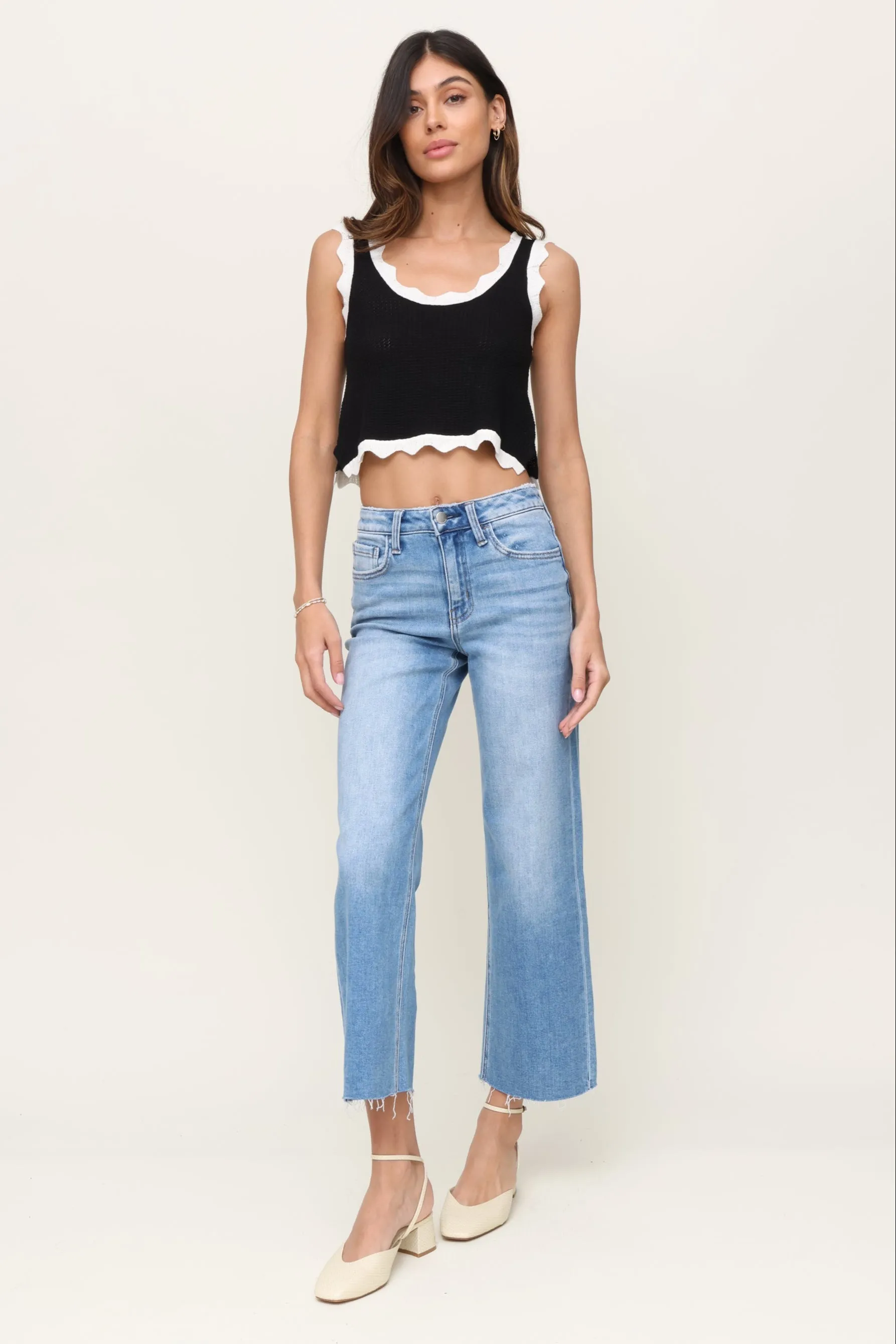 Yin Yang Knit Tank sold by Mixology product image thumbnail 2