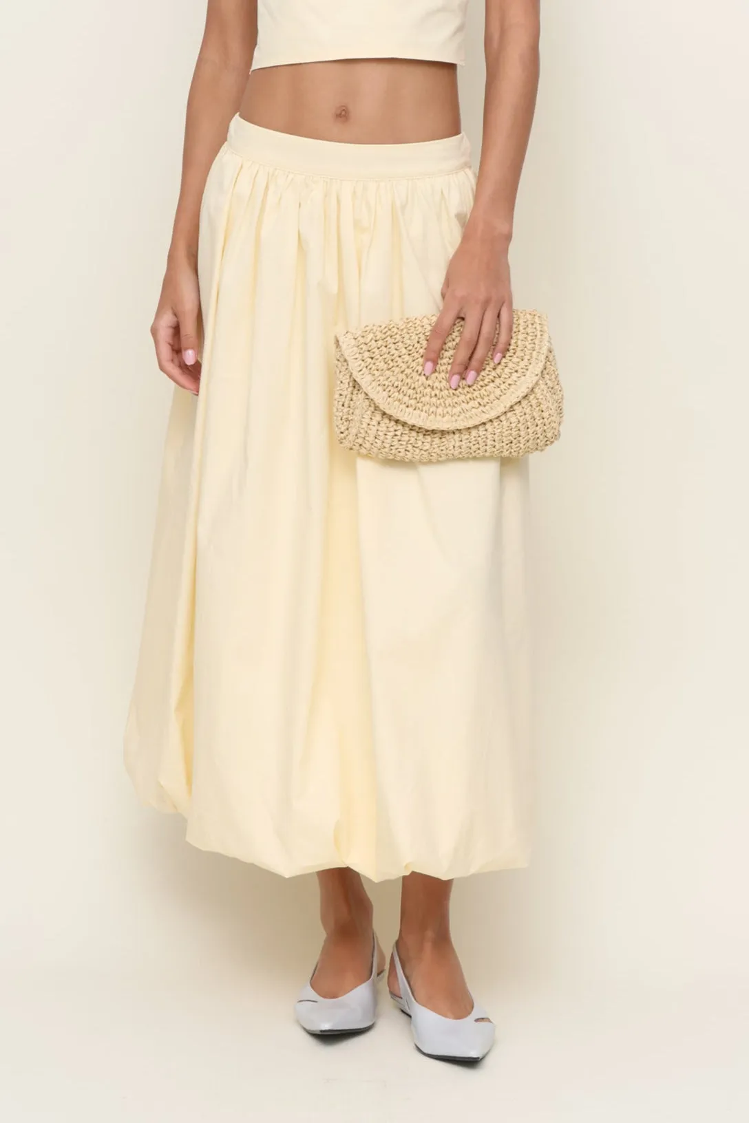 Sand Dollar Mini Straw Bag sold by Mixology