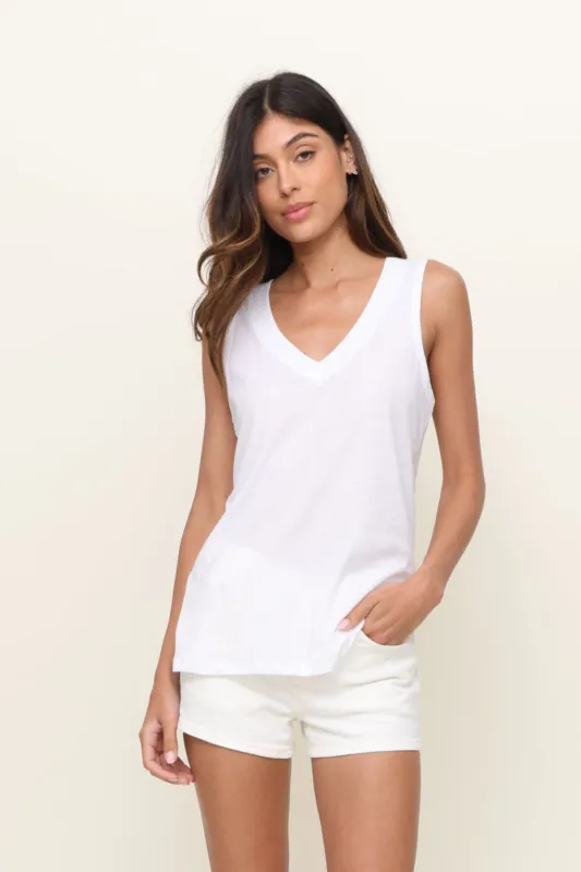 The Californian V-Neck Tank sold by Mixology
