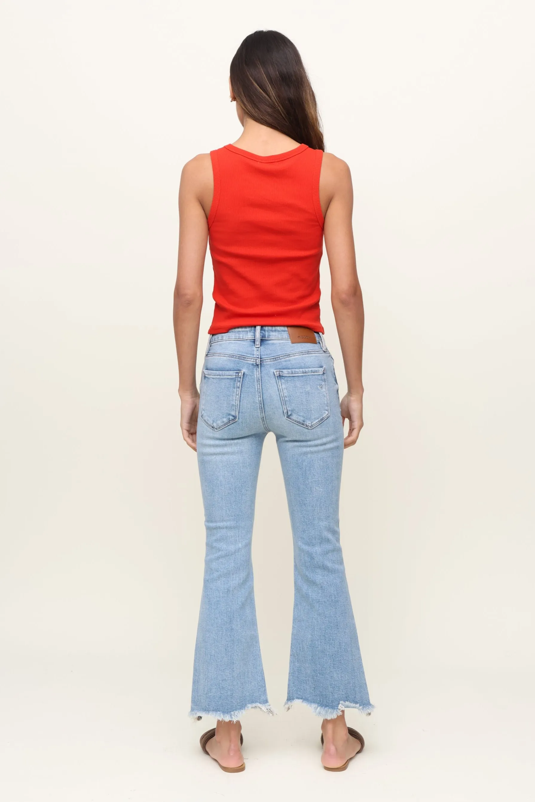 Happi Frayed Hem Crop Flare sold by Mixology product image thumbnail 4