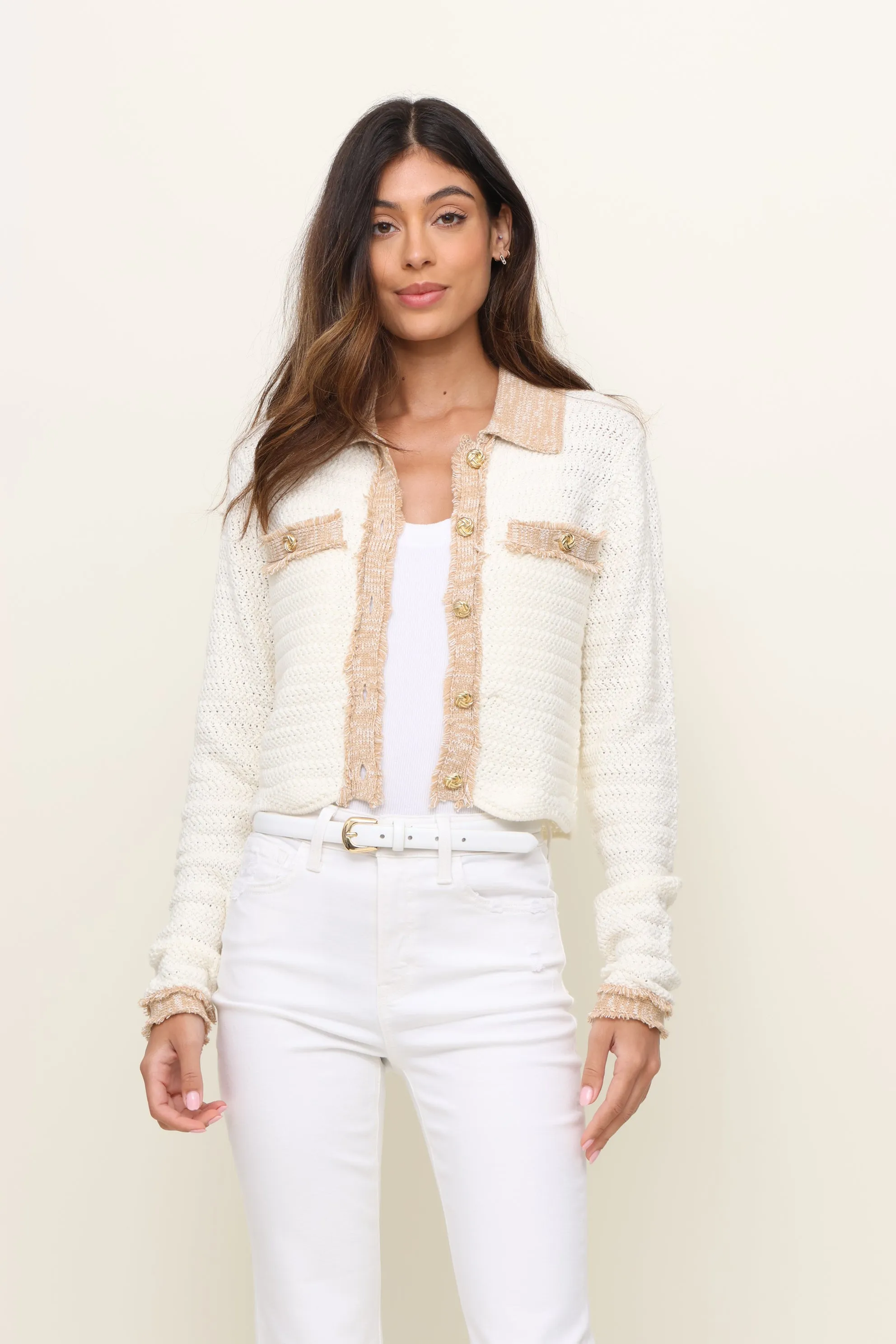 Chloe Tipped Jacket sold by Mixology