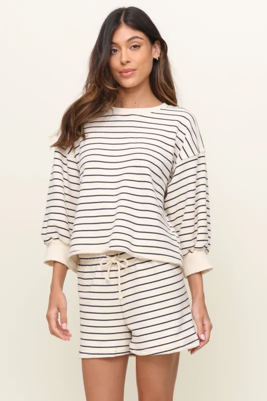 Niall Striped Pullover sold by Mixology